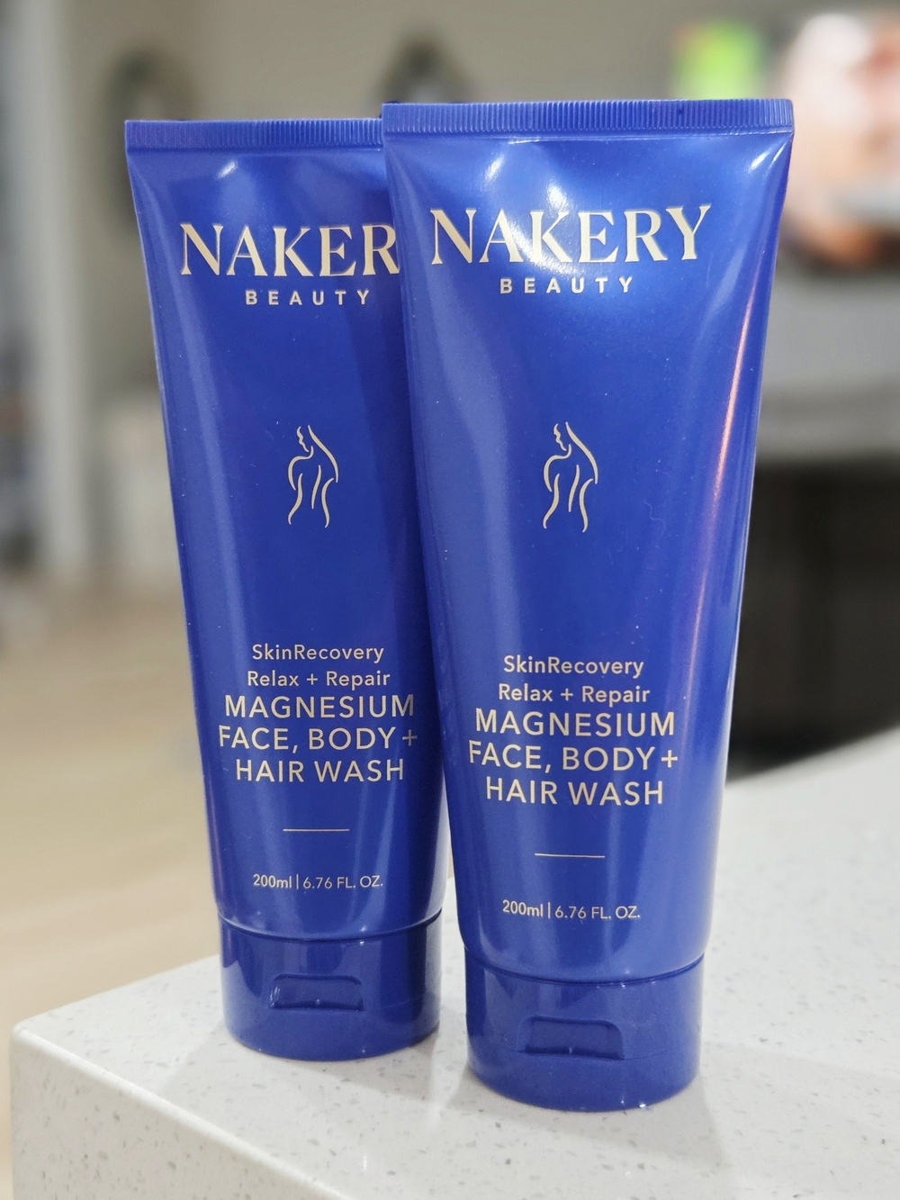 Nakery Beauty Magnesium Face, Body + Hair Wash - X2